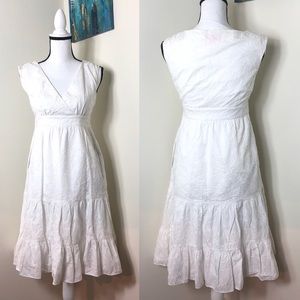 Lilly Pulitzer white embroidered dress size 4